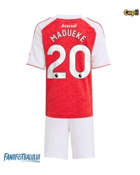 Arsenal Noni Madueke #20 Echipament de Fotbal Replică 2025-26 Copii Acasa (+ Șorturi)